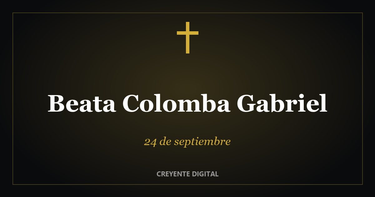 Beata Colomba Gabriel