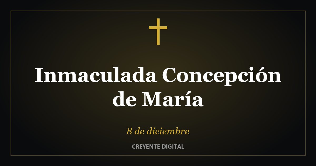 Inmaculada Concepción de María