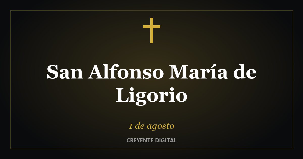 San Alfonso María de Ligorio
