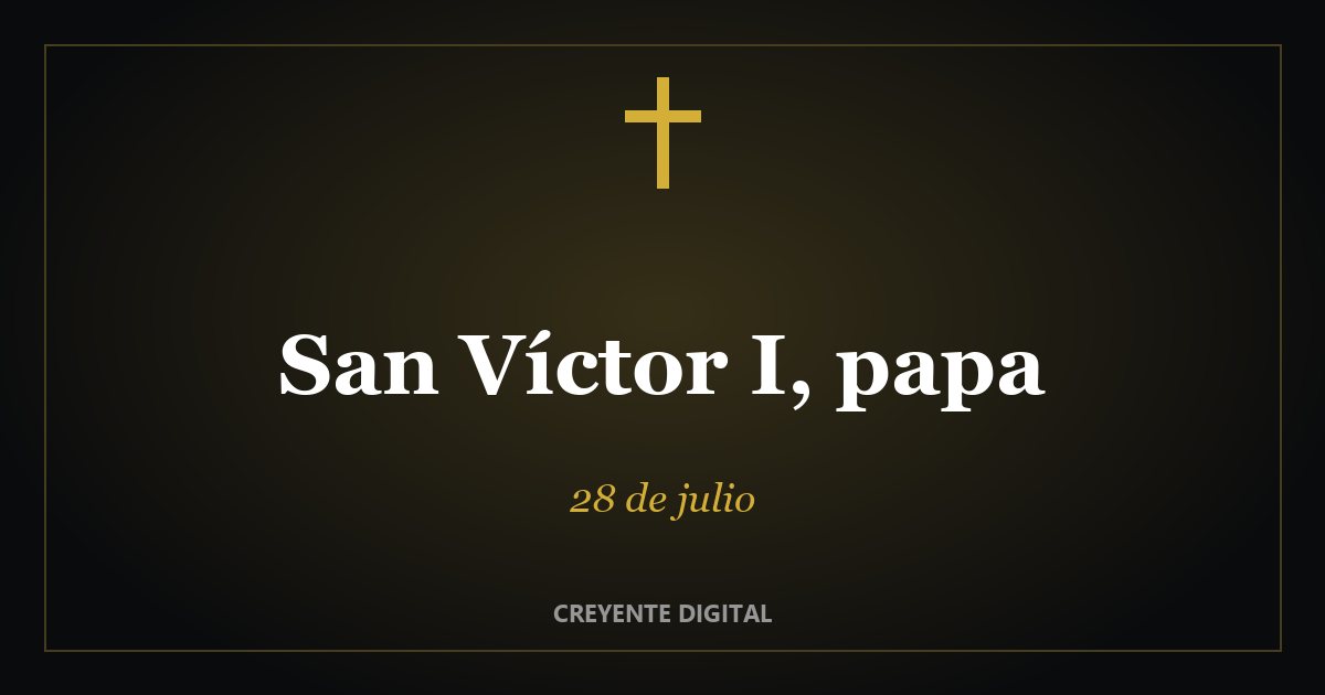 San Víctor I, papa