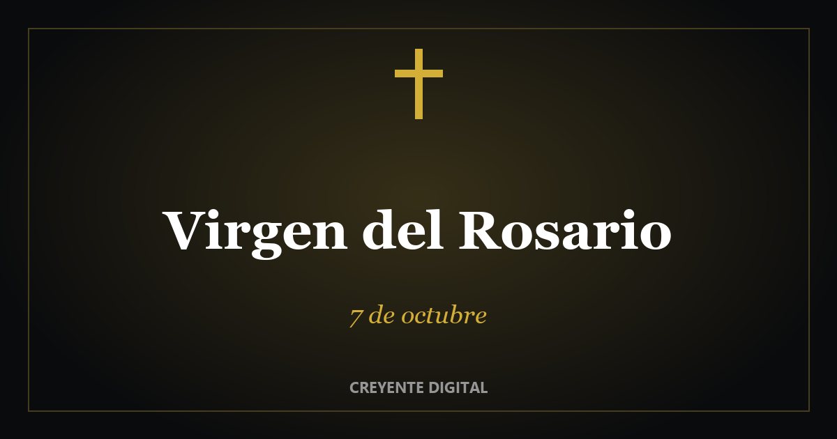 Virgen del Rosario