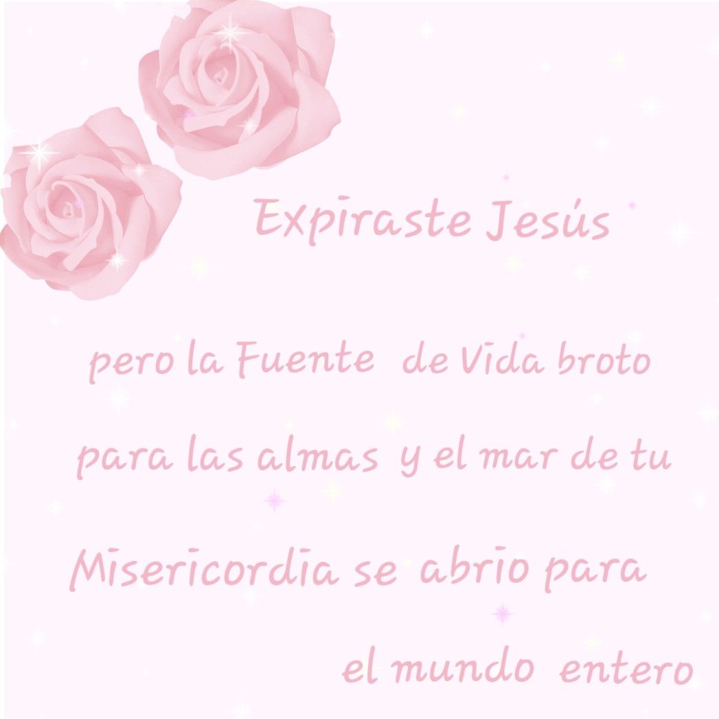 Divina Misericordia - Tu Misericordia Es Tu Mayor Atributo Senor Jesus 2