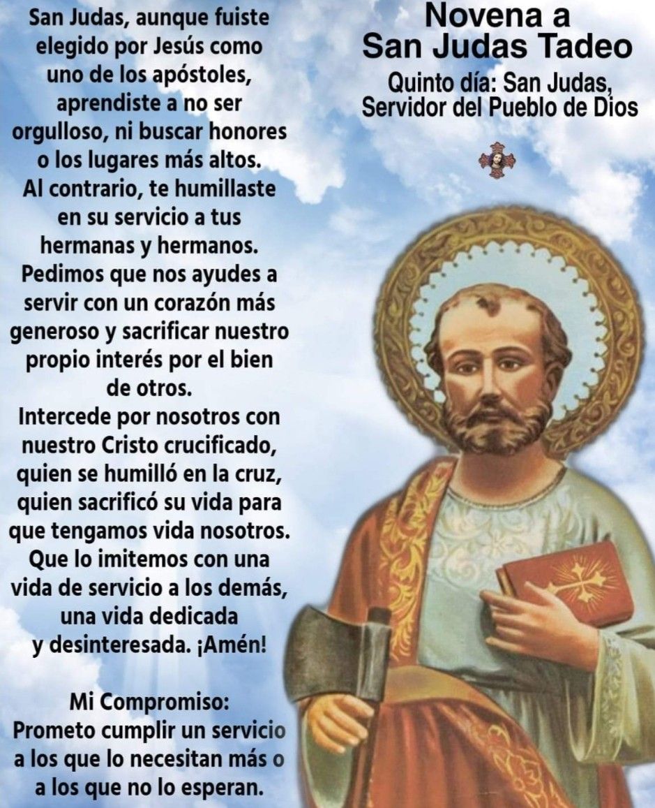 Novena San Judas Tadeo - Bendito Seas San Judas Tadeo