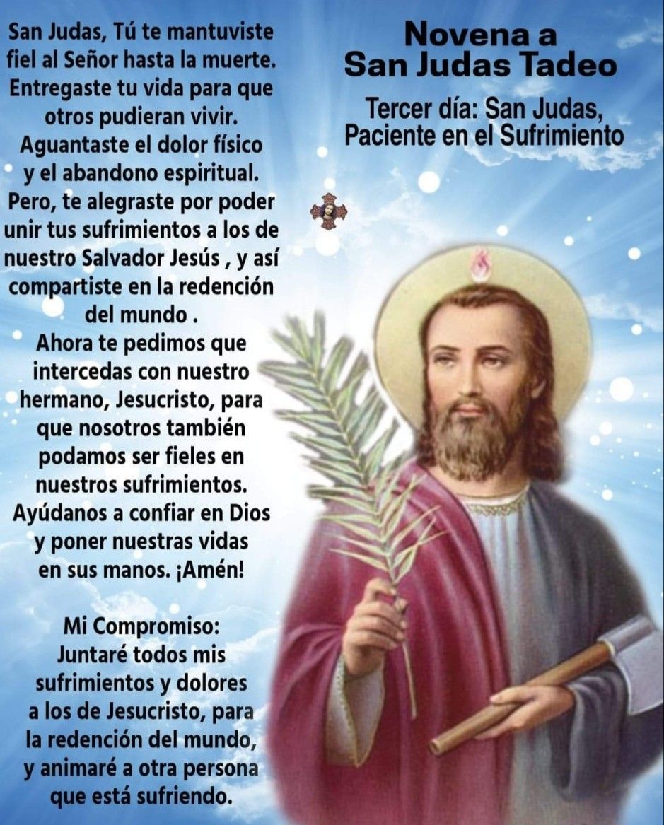Novena San Judas Tadeo - Todo Lo Puedes Poderoso San Judas Tadeo
