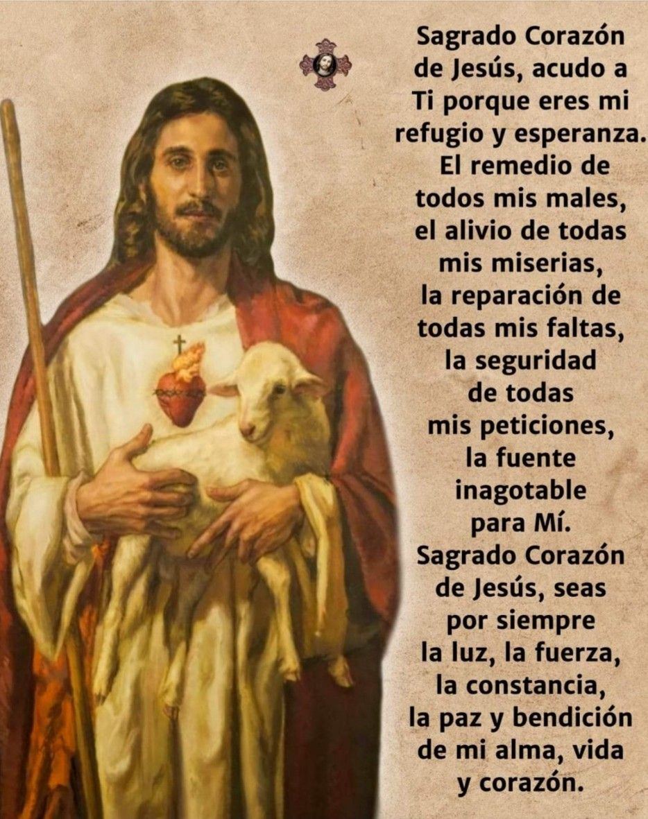 Sagrado Corazon de Jesús - Sagrado Corazon De Jesus Eres La Fuente Inagotable De Miseri