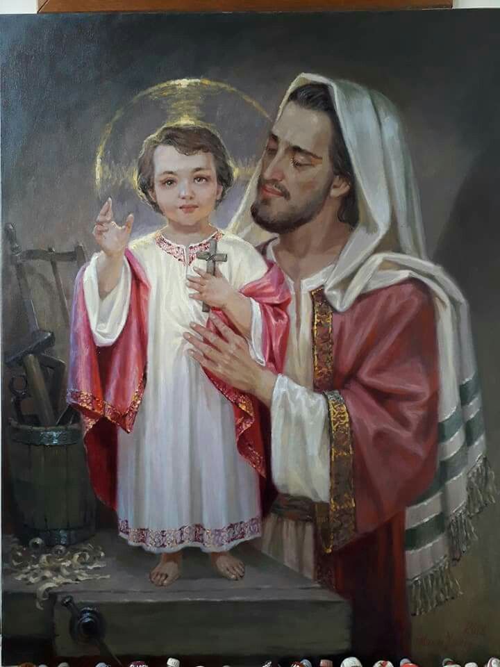San José - Jesus Crece Obediente Y Alegre Con Santa Maria Y San Jose 3