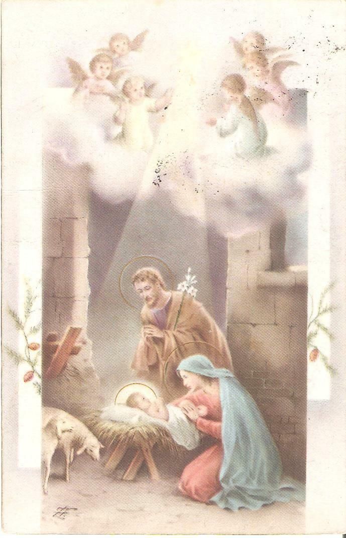 San José - Postcard Italy Buon Natale 1949 212 Postcard Italy Buon Nata 1