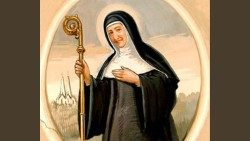 San Matilde (Mechtilde), virgen