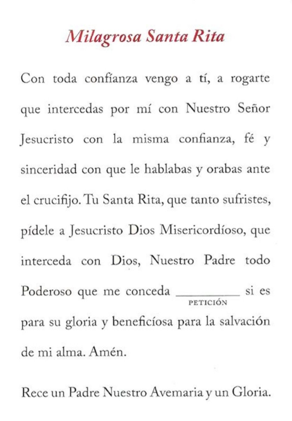 Santa Rita - Milagrosa Santa Rita Te Amo Graciasgraciasgracias