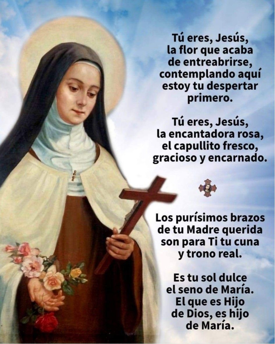 Santa Teresita del Niño Jesús - Abismo De Dulzura Amor Sobrenatural Te Amamos Santa Teresita