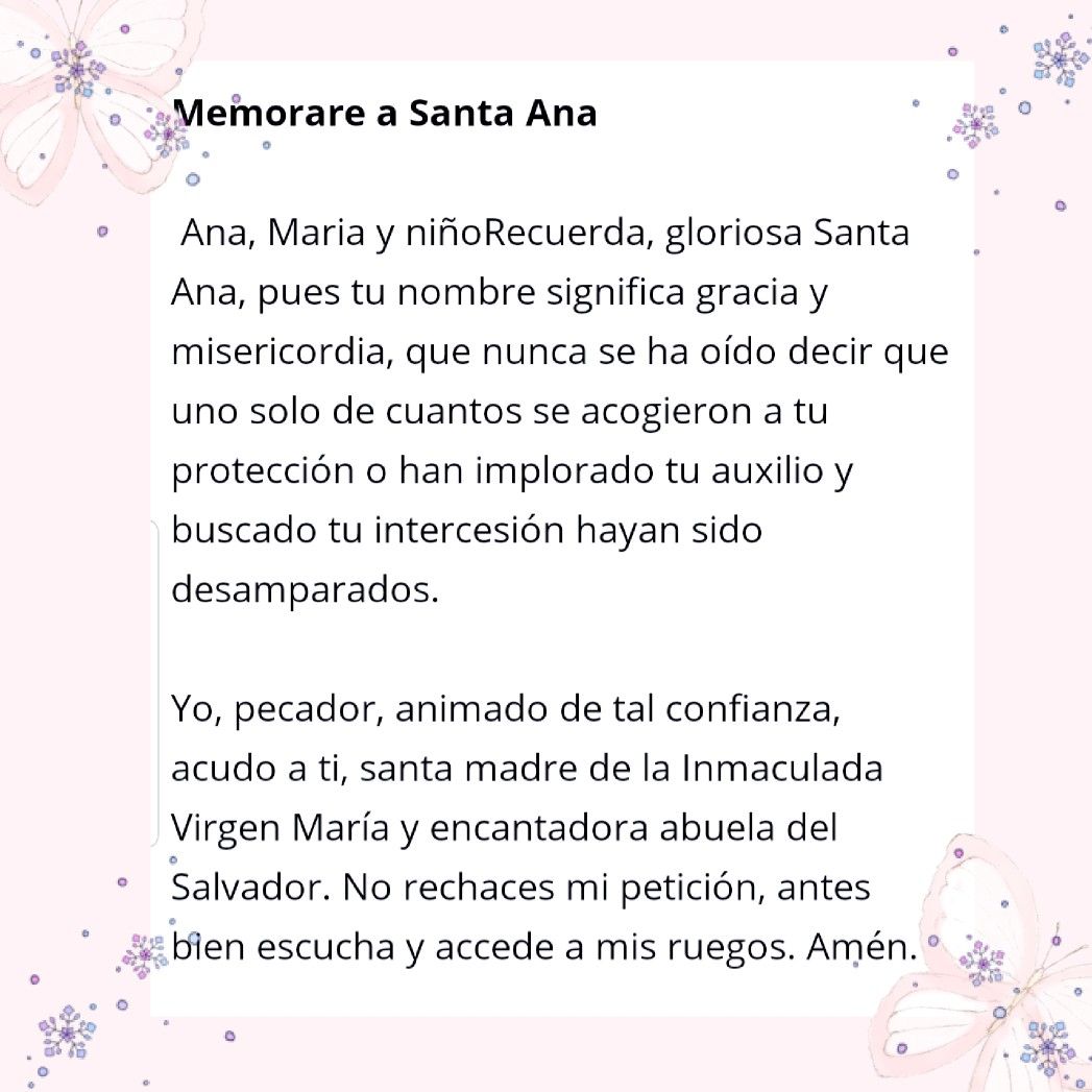 Santos Joaquin y Ana - Gloriosa Santa Ana Te Amamos Y Te Admiramos Por Siempre