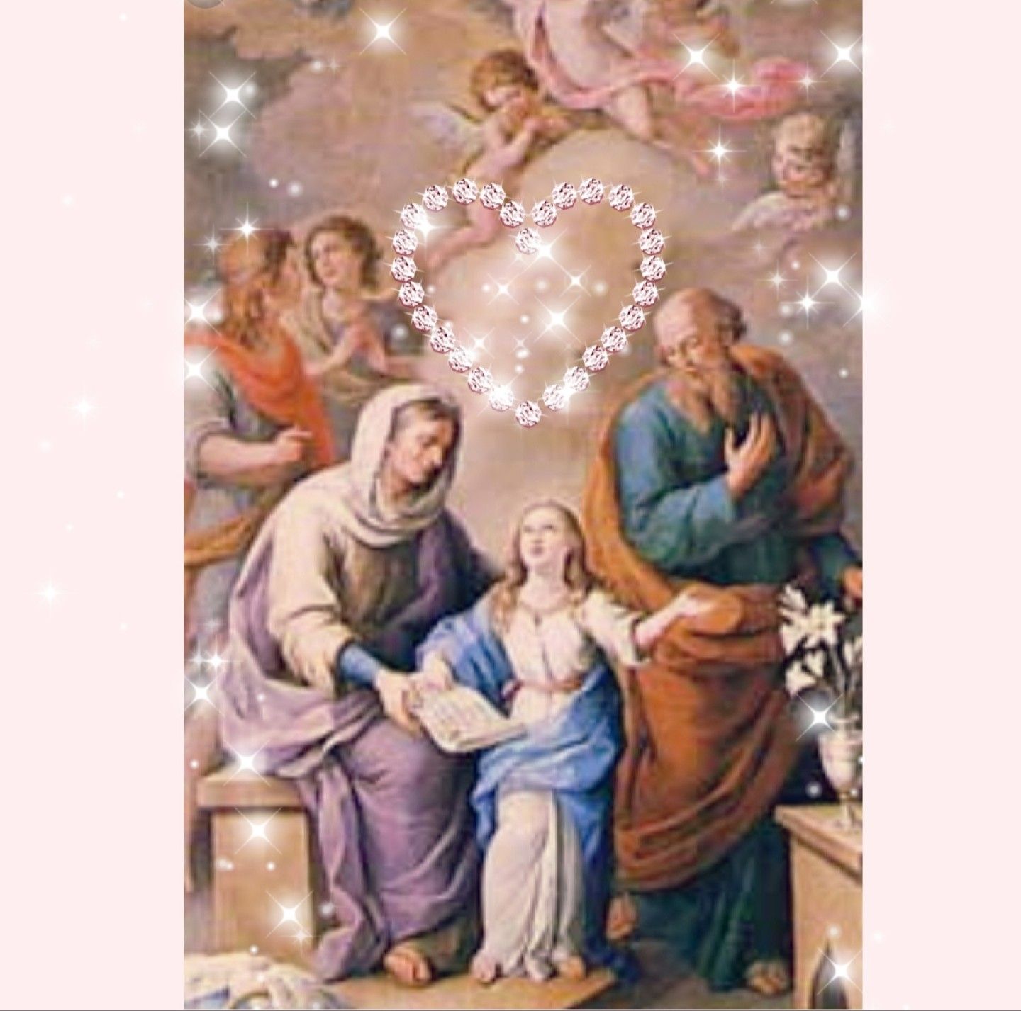 Santos Joaquin y Ana - Santa Ana San Joaquin Benditos Amadosvenerados Y Honrados Po