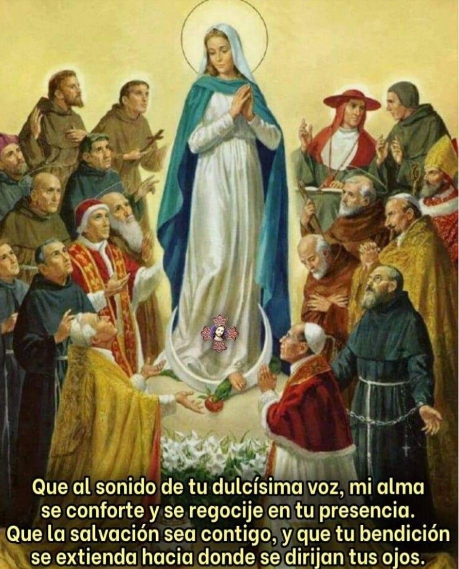 Virgen María Reina - Oh Excelsaoh Piadosaoh Digna De Toda Alabanza Santisima Virg
