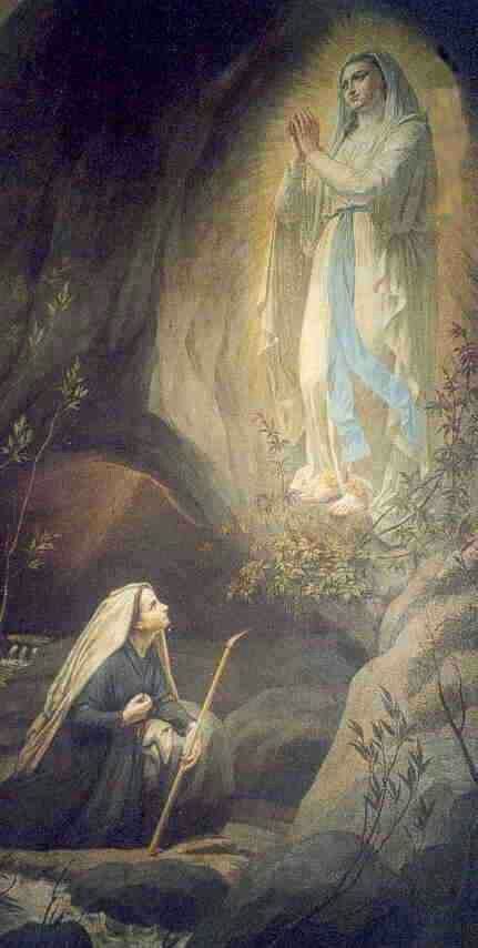 Virgencita de Lourdes - Blog De Karla Rouillon Krouillong Solo Para Catolicos