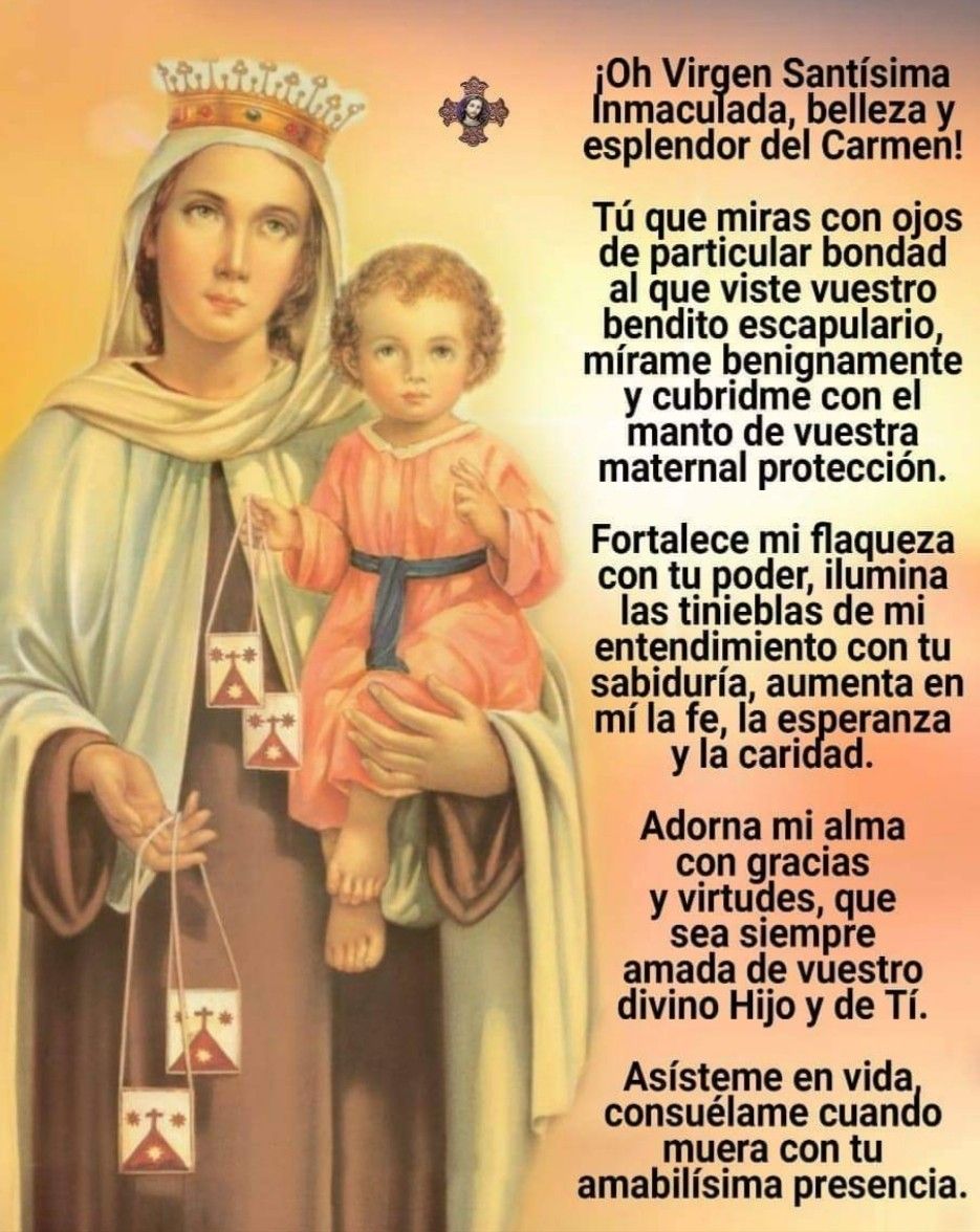 Virgencita del Carmen - Feliz Gran Dia Oh Virgen Santisimainmaculada